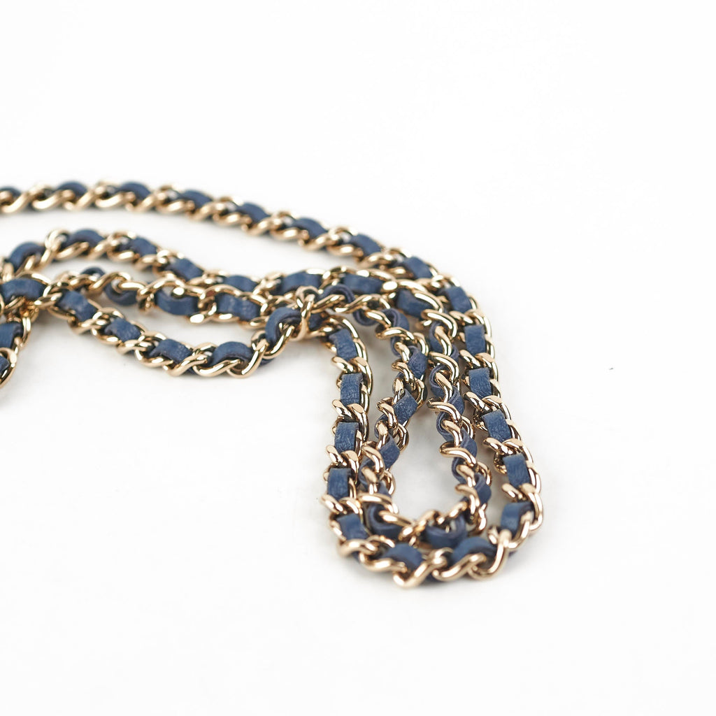 Chanel Trendy Wallet On Chain WOC Blue