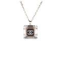 Chanel Logo Square Necklace Costume Jewellery