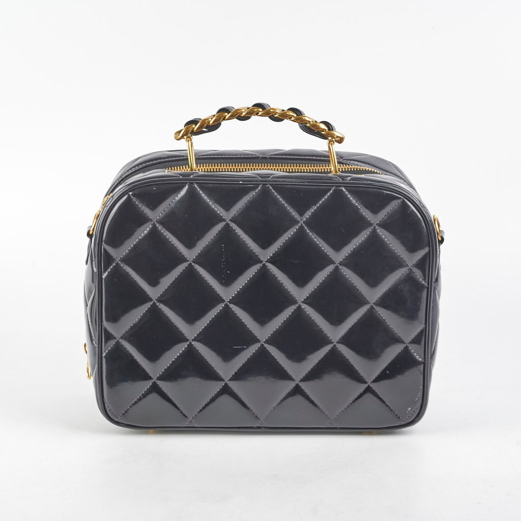 Chanel Cube Vintage Vanity Black