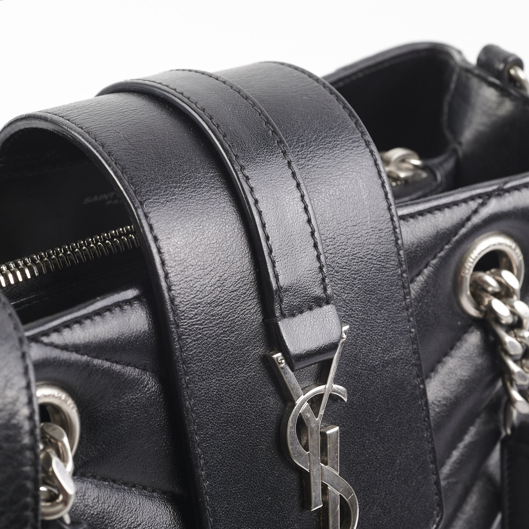 Saint Laurent Loulou Shopper Tote Black