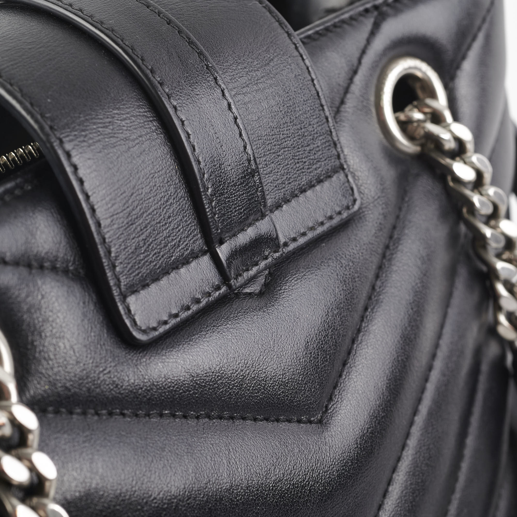 Saint Laurent Loulou Shopper Tote Black