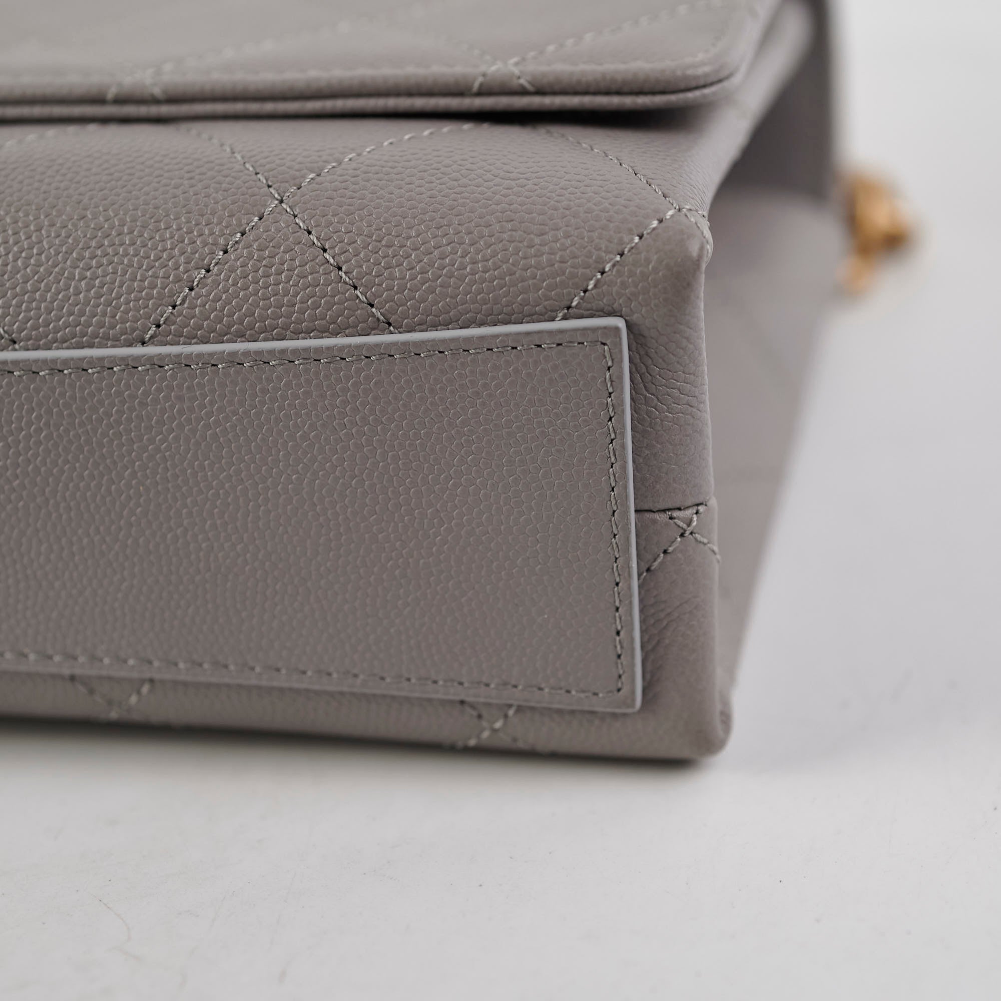 Chanel Grey Affinity Caviar Crossbody