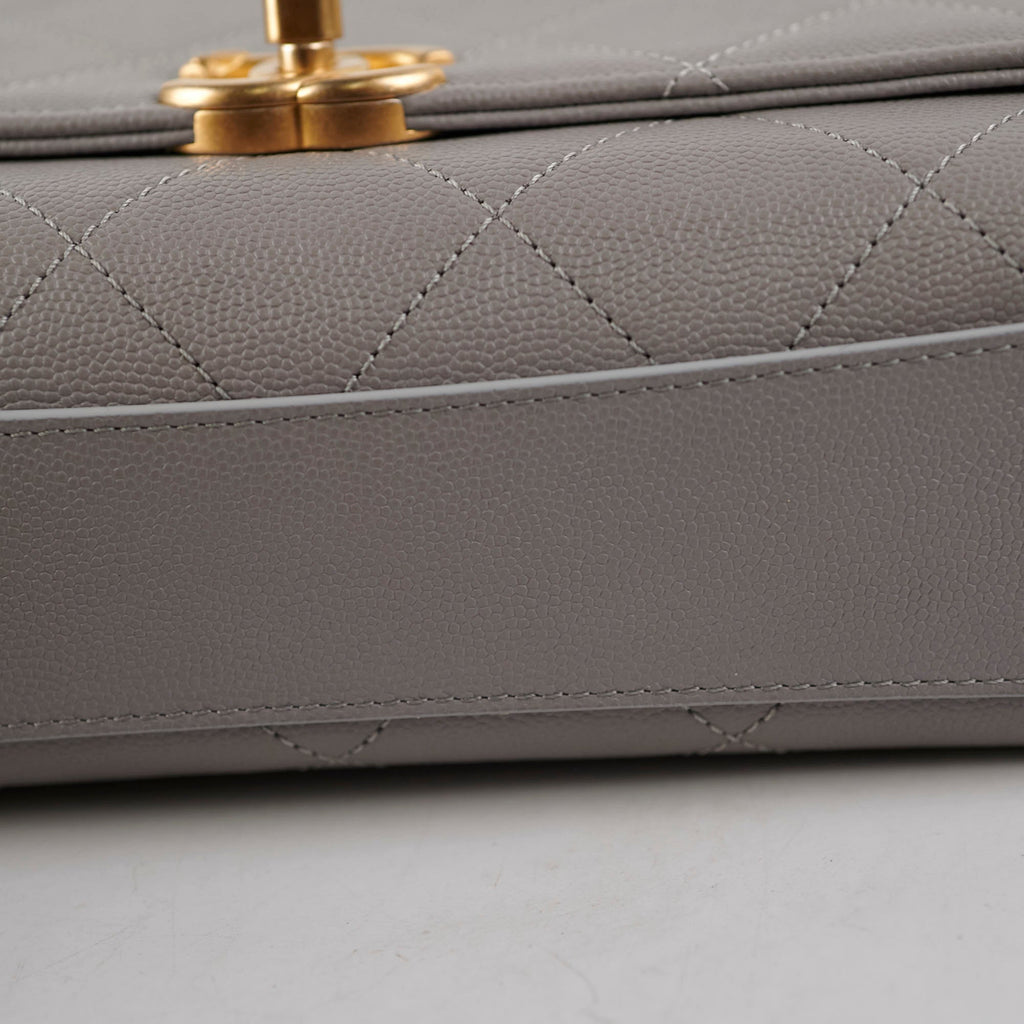 Chanel Grey Affinity Caviar Crossbody