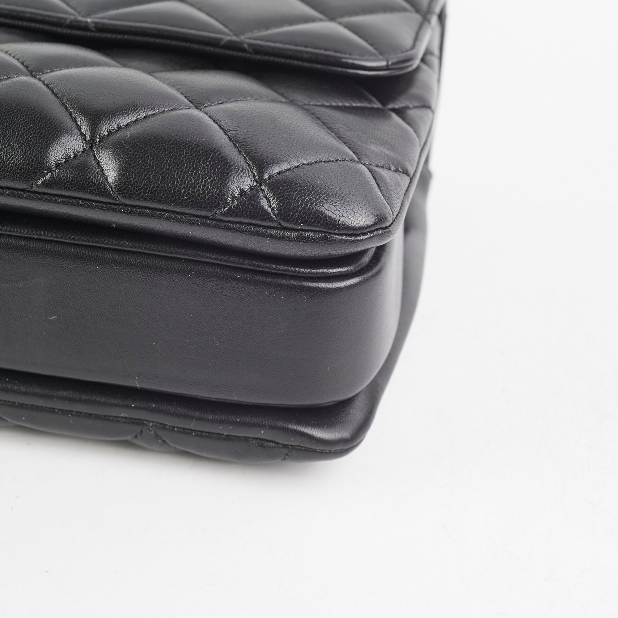 Chanel CC Trendy Medium Black Lambskin