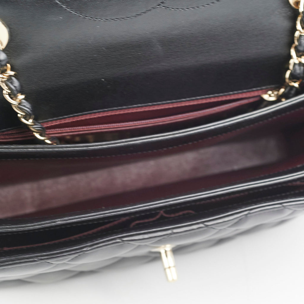 Chanel CC Trendy Medium Black Lambskin