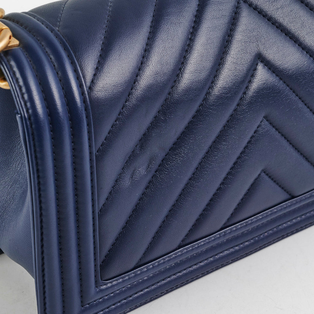 Chanel Old Medium Boy Blue