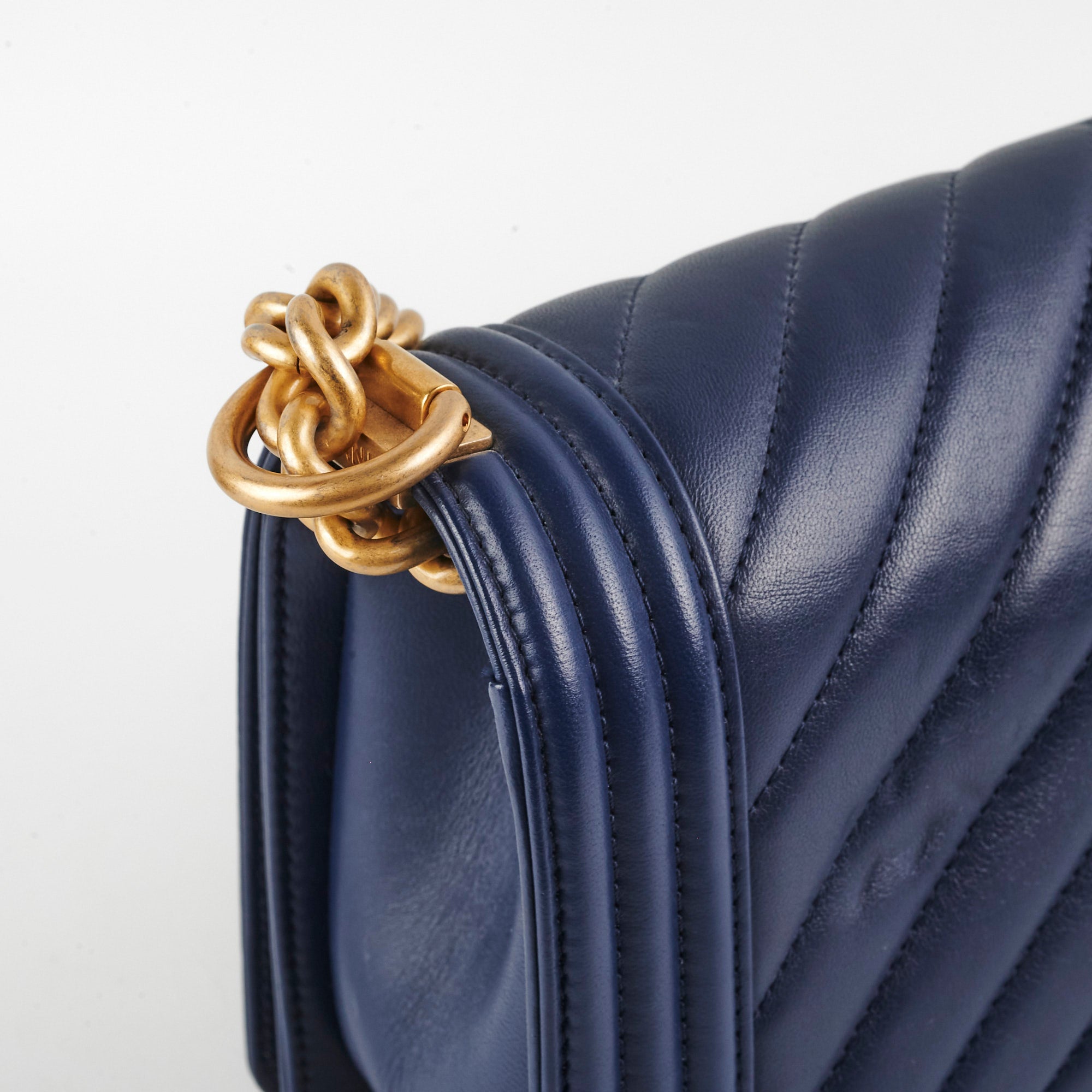 Chanel Old Medium Boy Blue