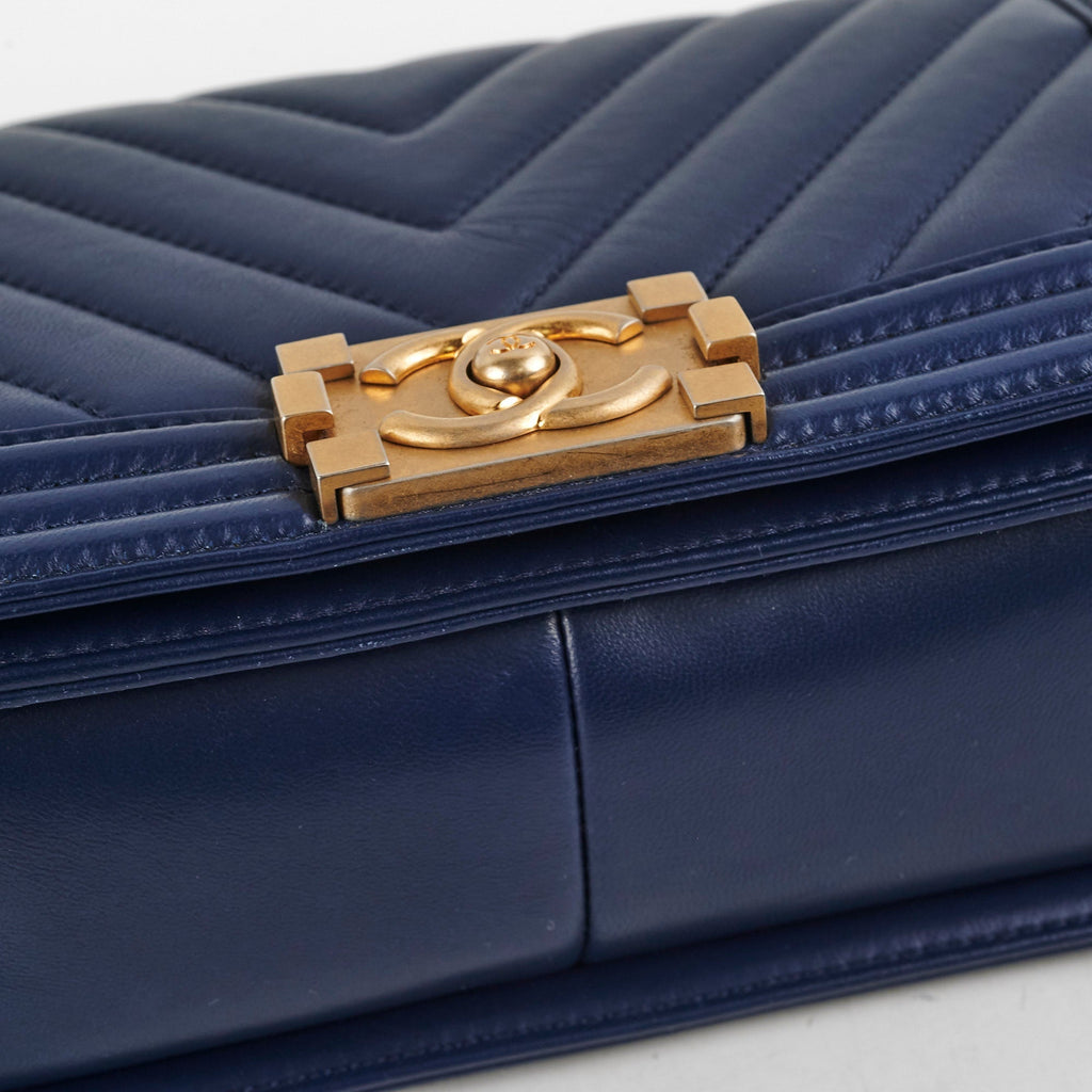 Chanel Old Medium Boy Blue