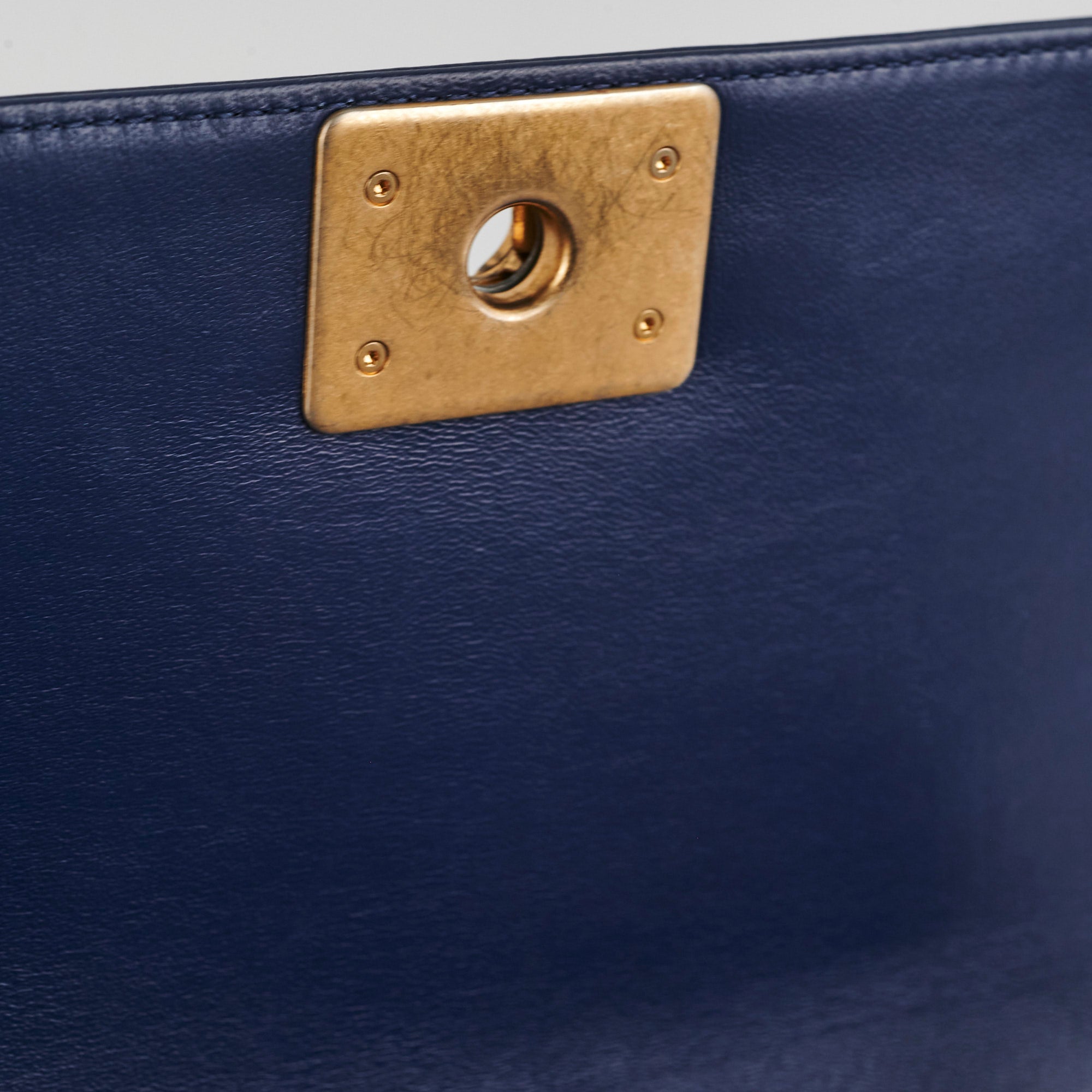 Chanel Old Medium Boy Blue