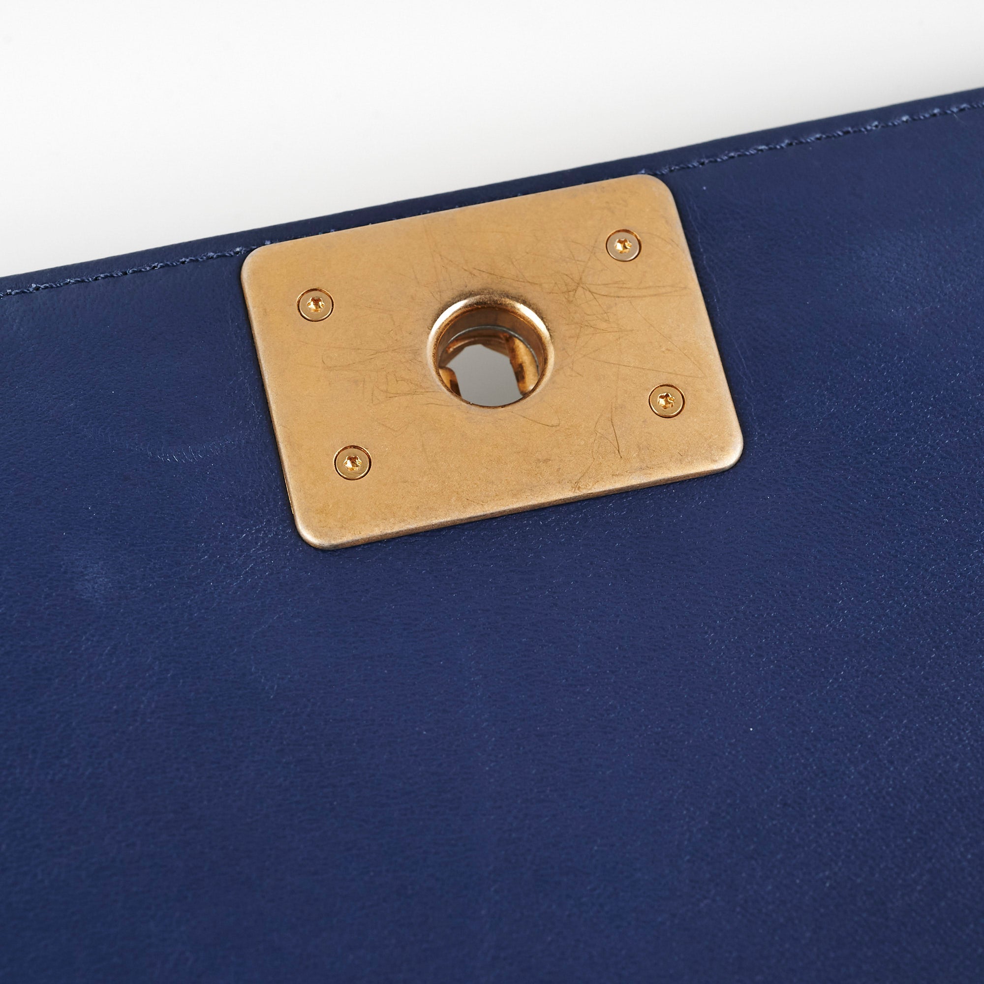 Chanel Old Medium Boy Blue