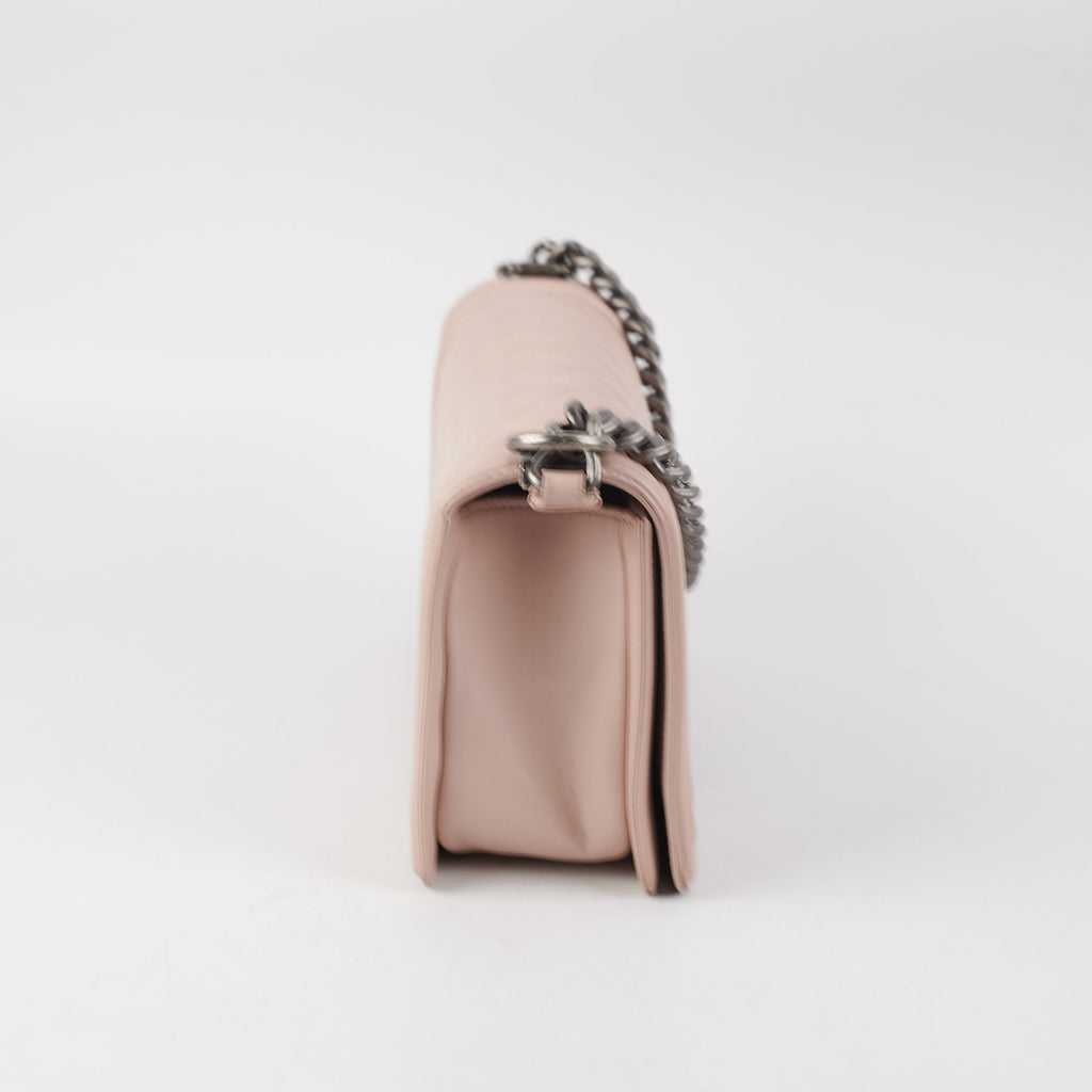 Chanel Quilted Boy Old Medium Light Pink