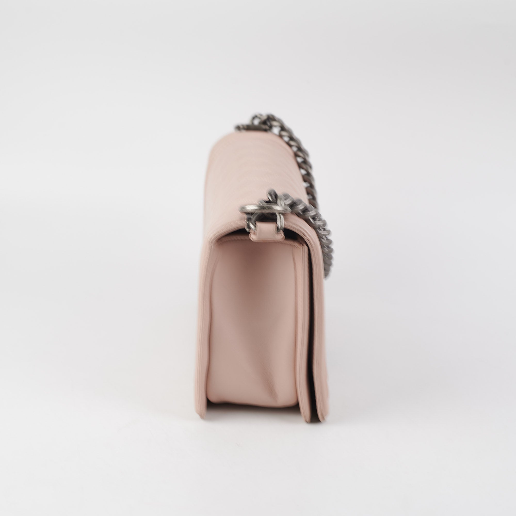 Chanel Quilted Boy Old Medium Light Pink