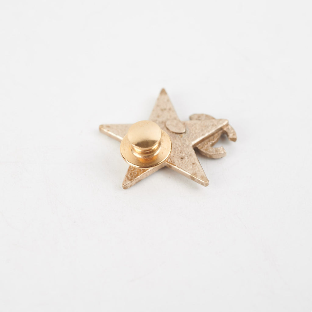 Chanel Pin Brooch CC/Star Crystal