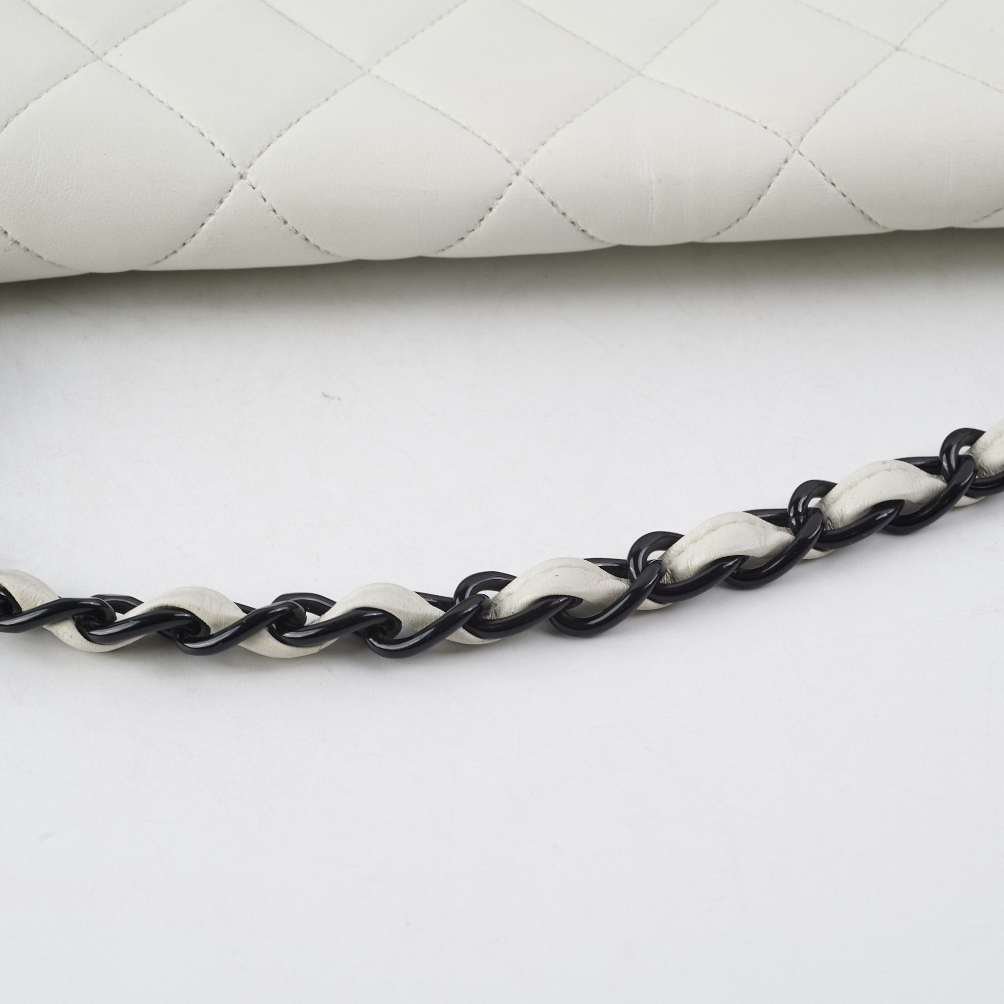 Chanel Matelasse Shoulder Bag White