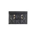 Chanel Card Holder Black Filigree