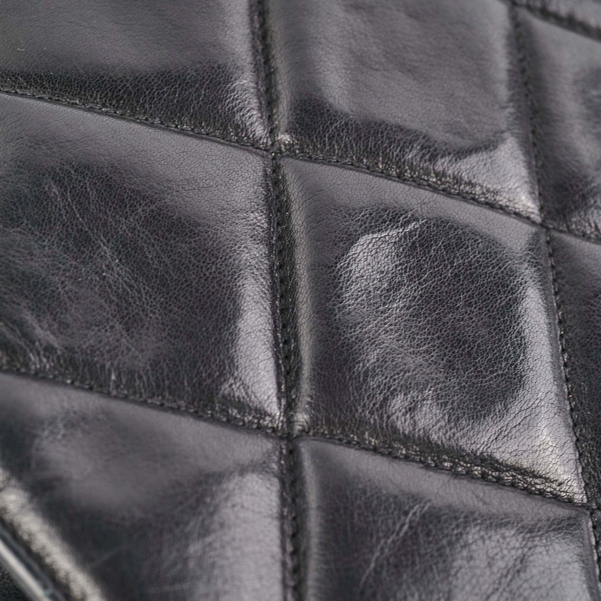 Chanel Vintage Lambskin Black Shoulder Bag