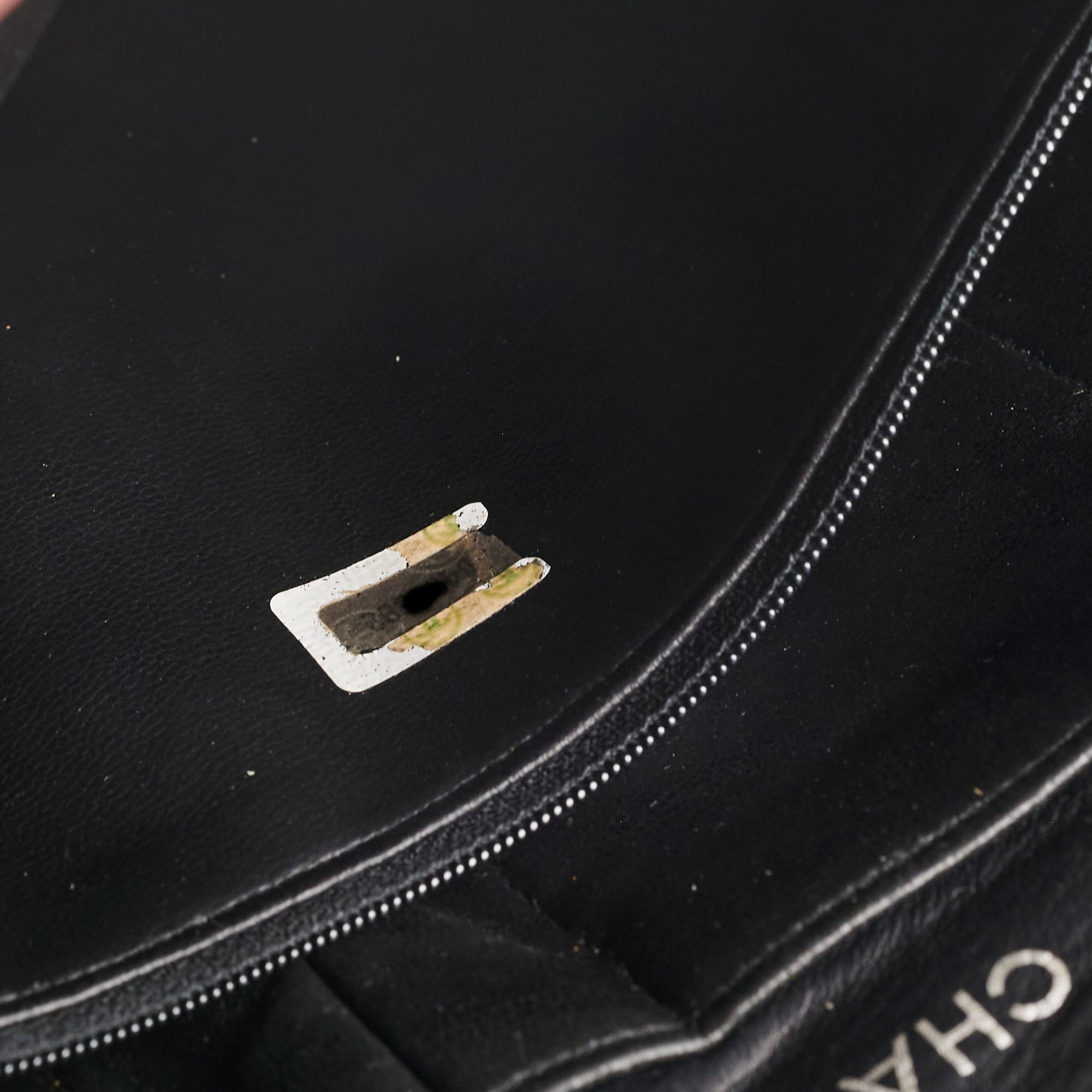 Chanel Vintage Lambskin Black Shoulder Bag