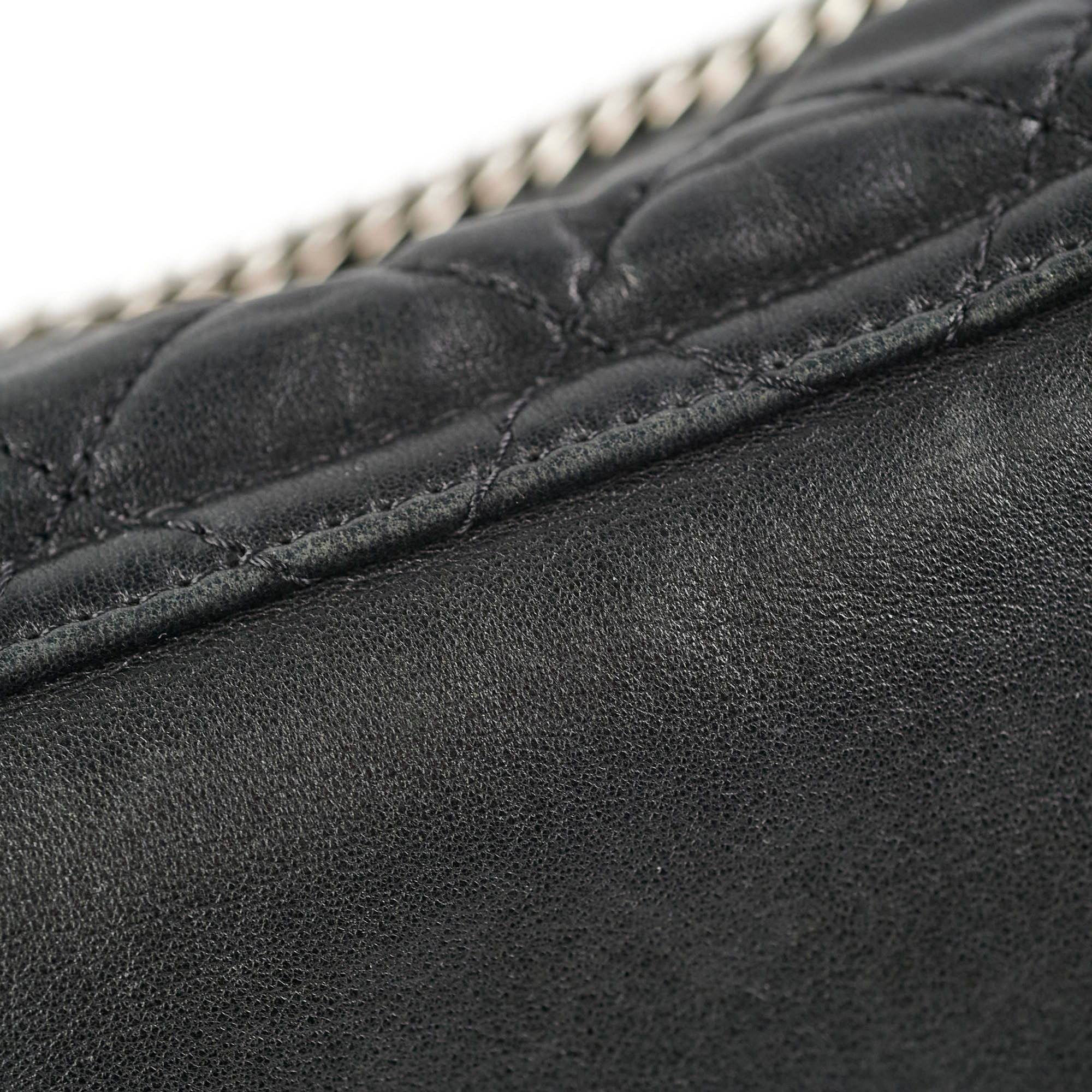 Chanel CC Lambskin Accordion Flap Black