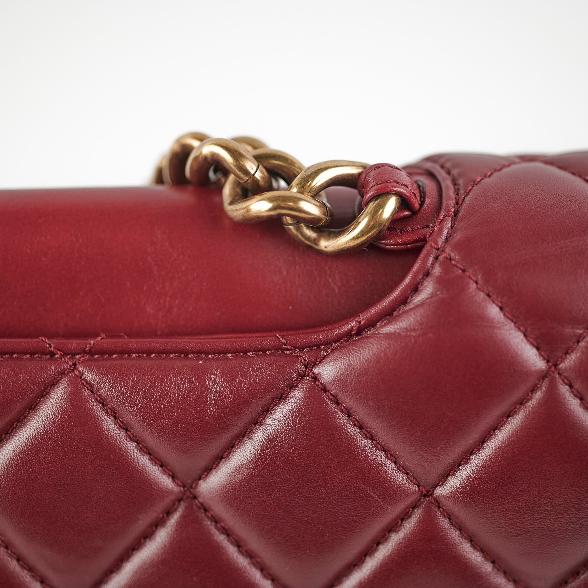 Chanel Burgundy Seasonal Flap