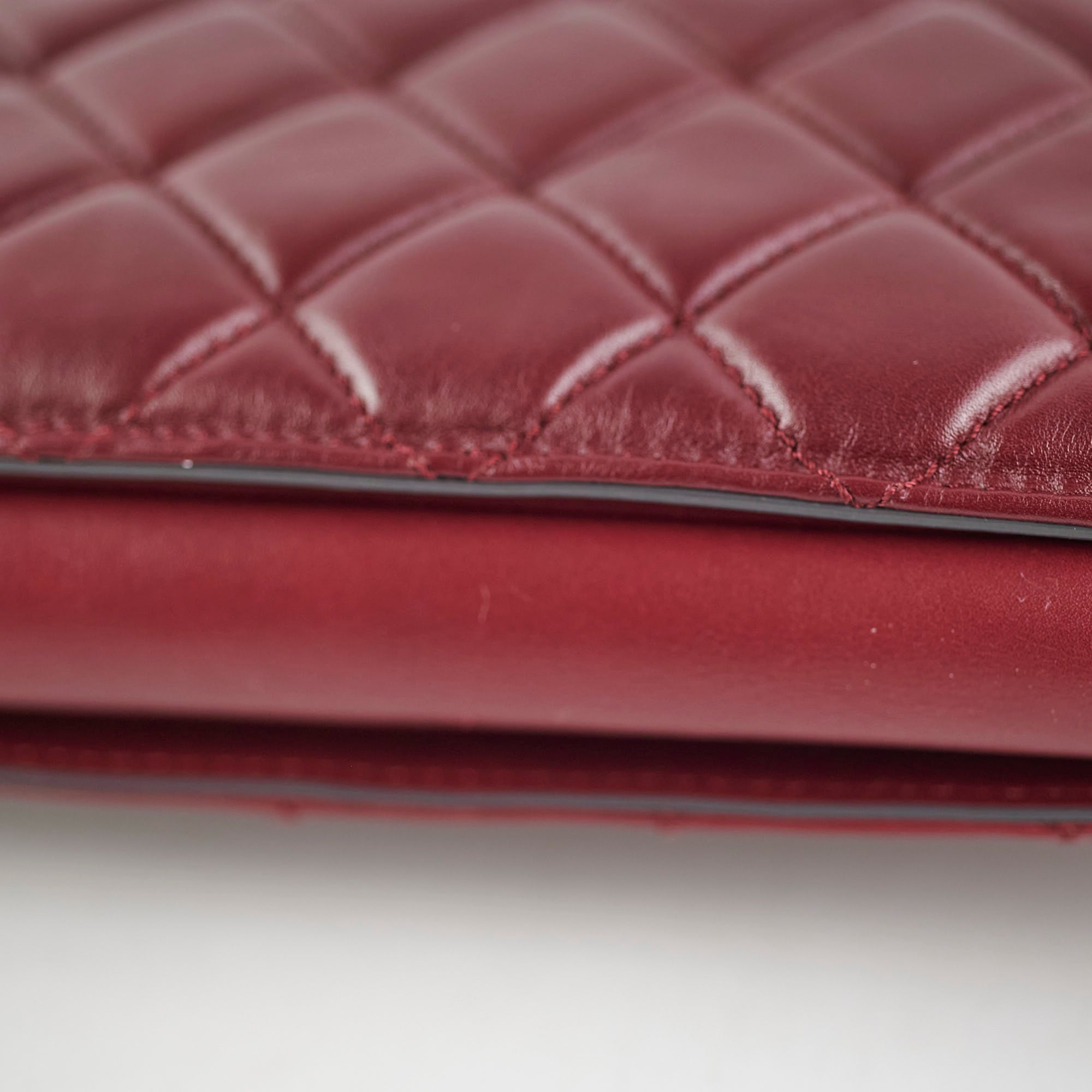 Chanel Burgundy Seasonal Flap