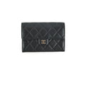 Chanel Lambskin Black Wallet - Series 19