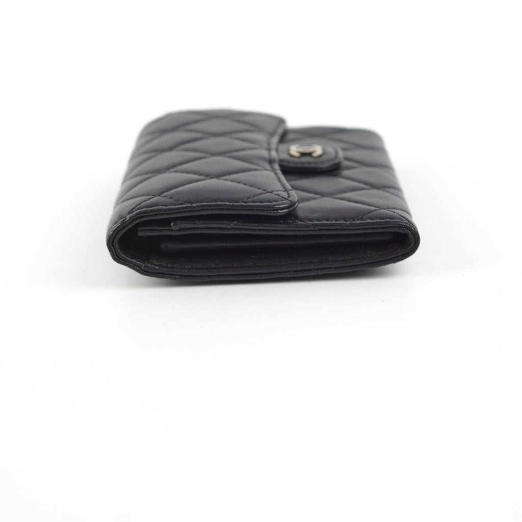 Chanel Lambskin Black Wallet - Series 19