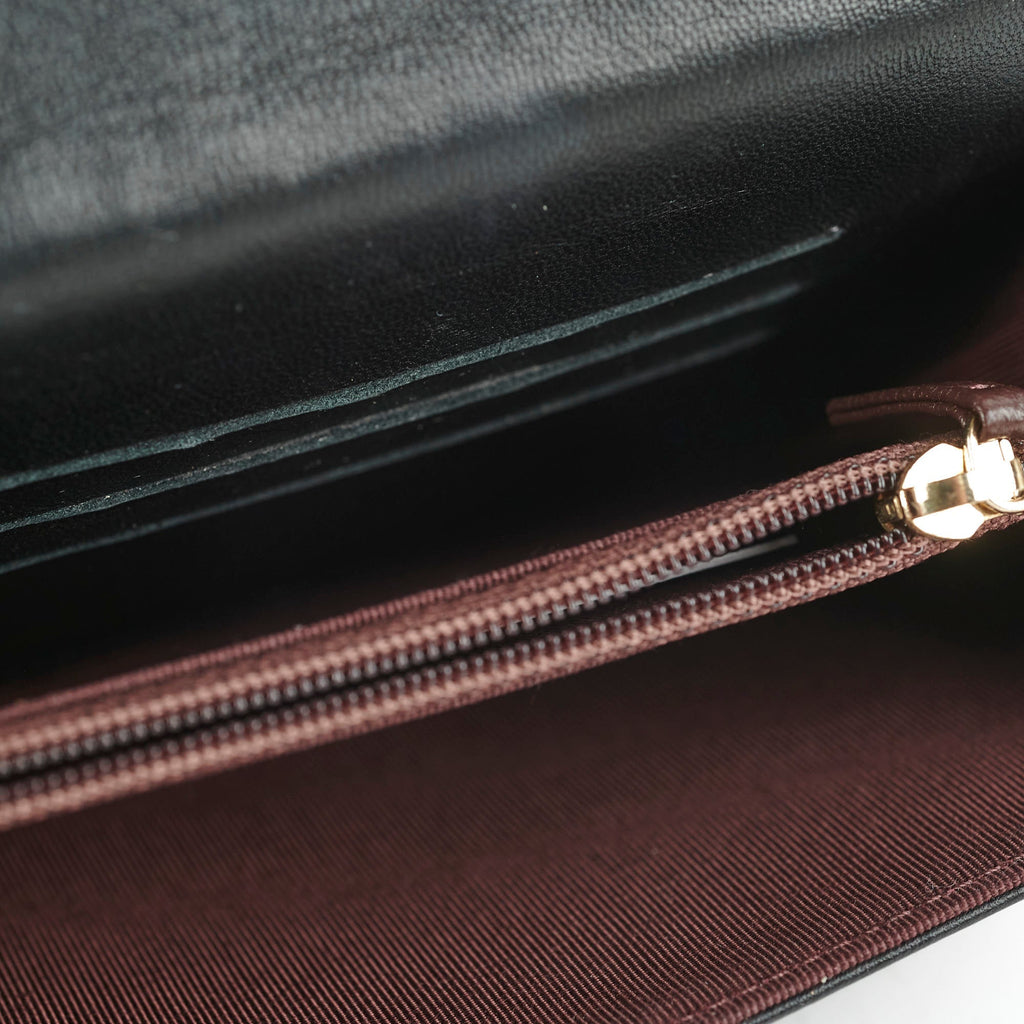Chanel Lambskin Black Wallet - Series 19