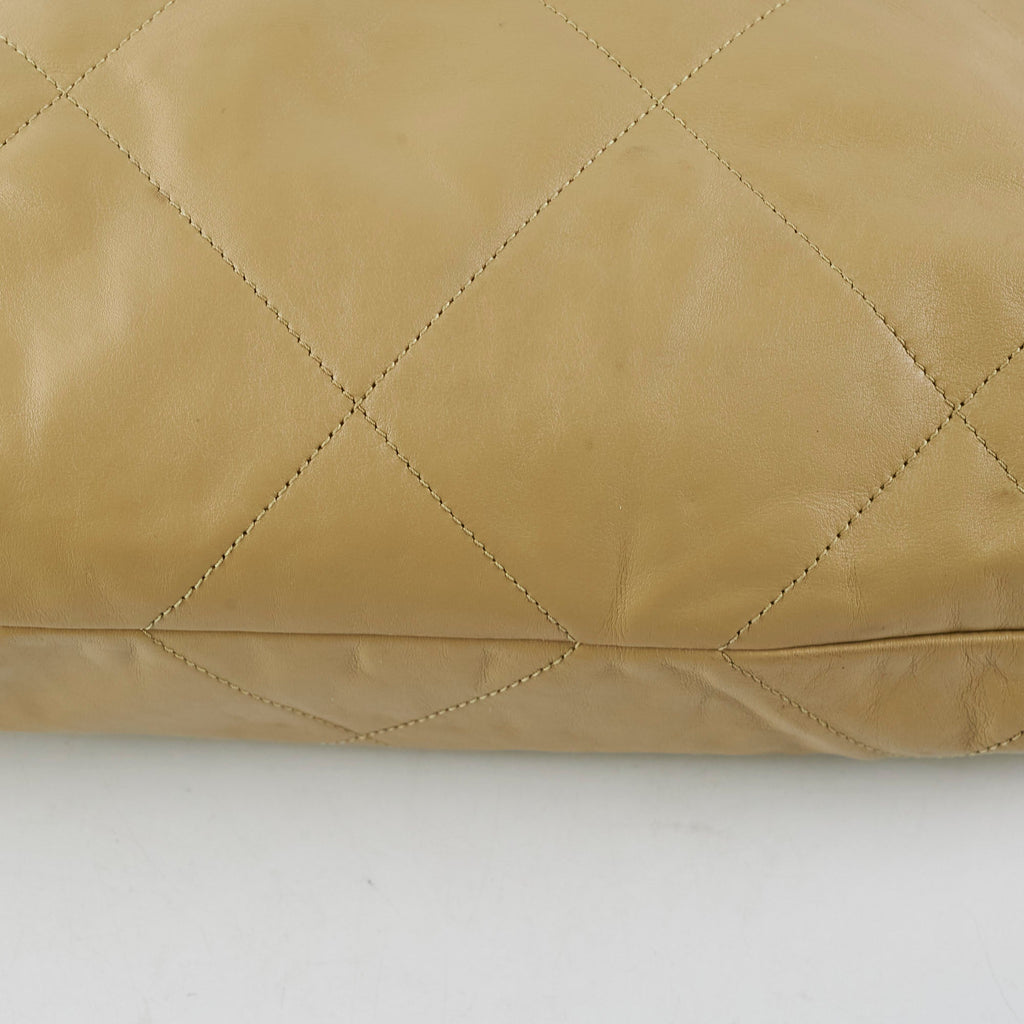 Chanel Medium 22 Olive Microchip