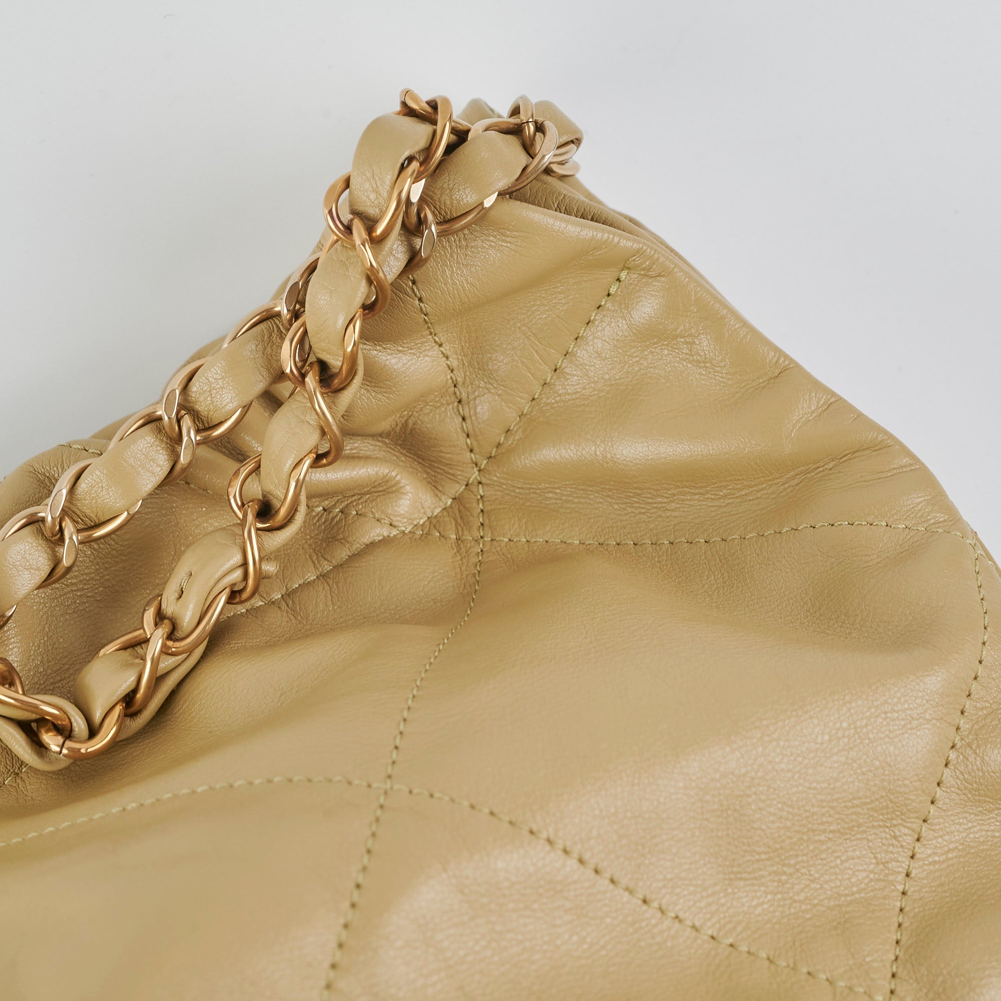 Chanel Medium 22 Olive Microchip