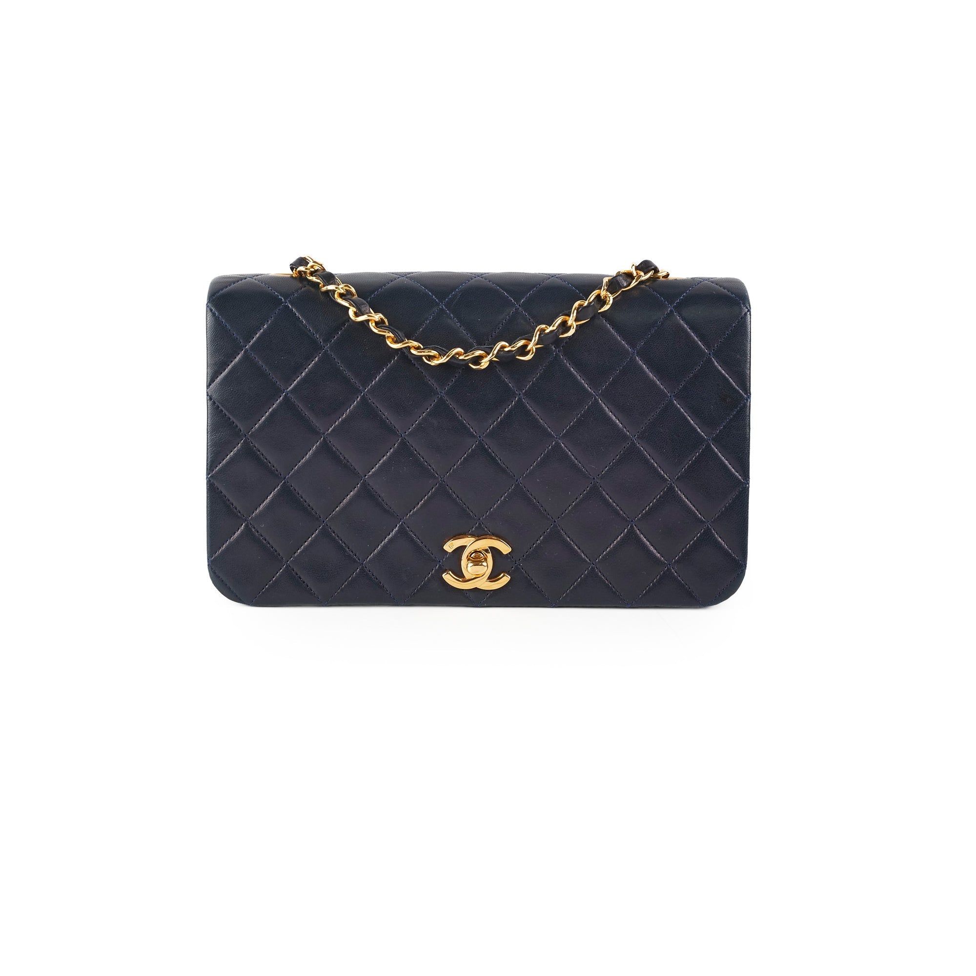 Chanel Vintage Flap Navy