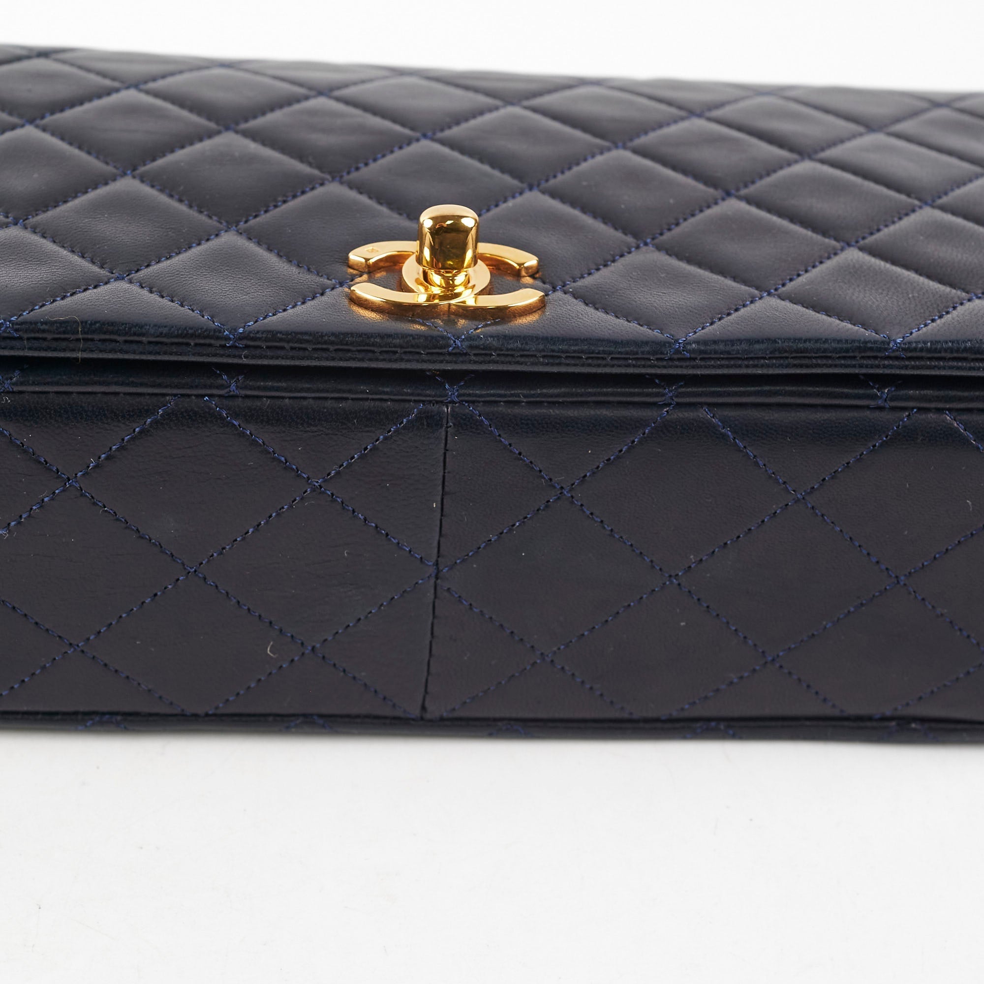 Chanel Vintage Flap Navy