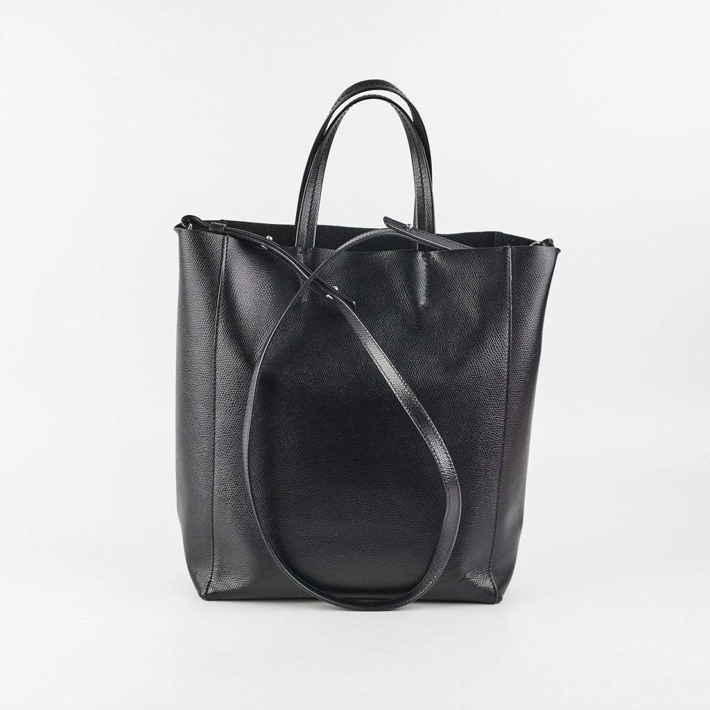Celine Leather Tote Black