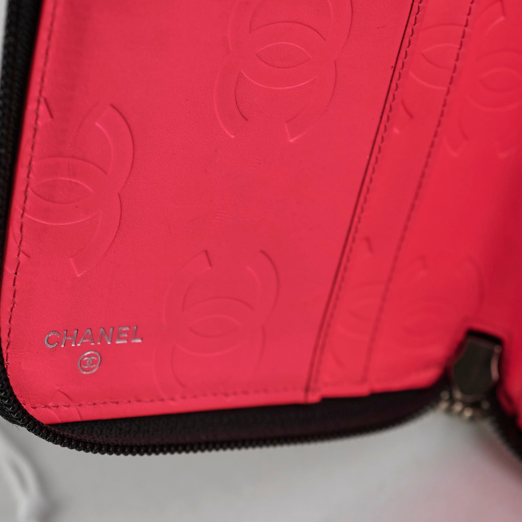 Chanel Fold Large Lambskin Black Wallet