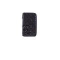 Chanel Fold Large Lambskin Black Wallet
