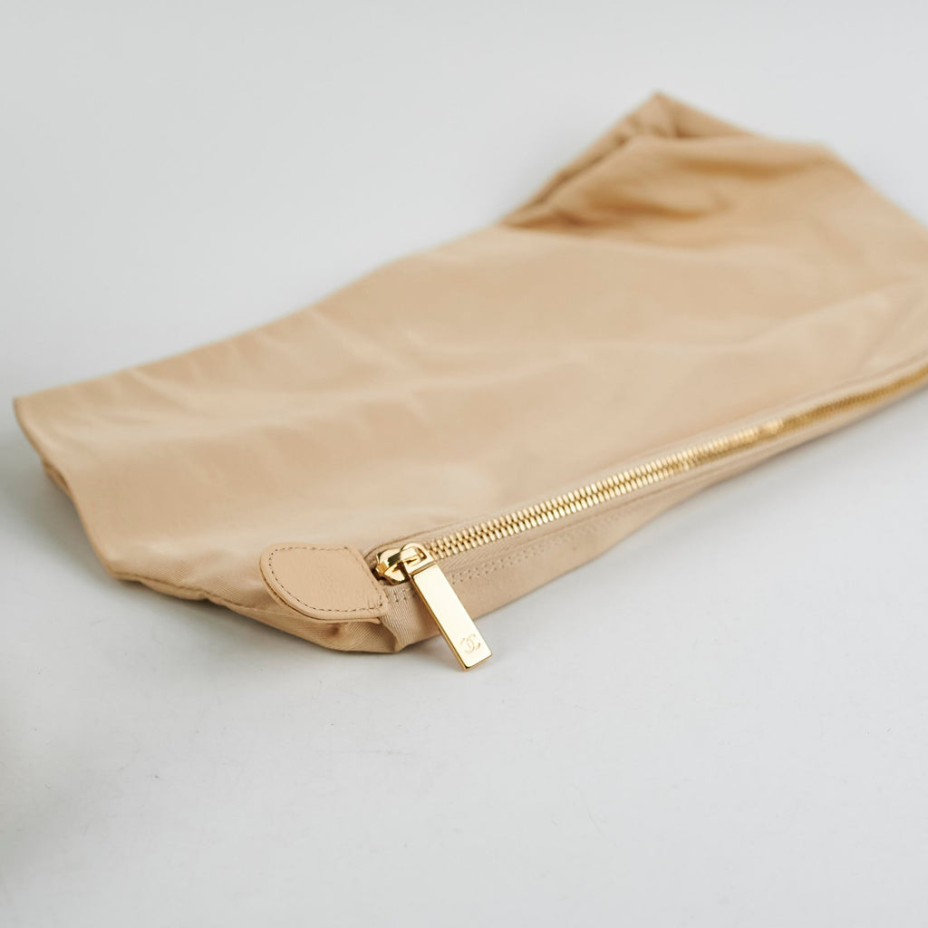 Chanel Caviar Cerf Tote Large Beige