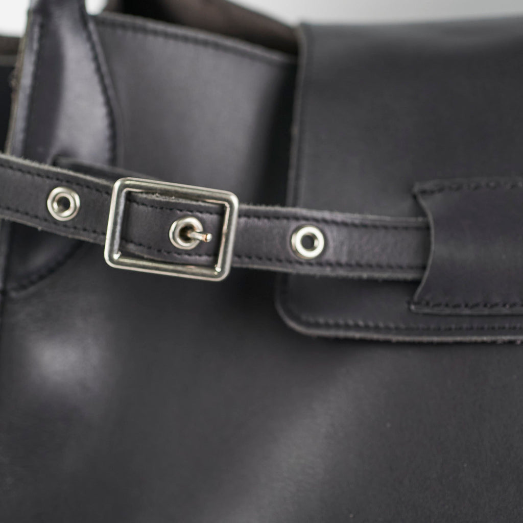 Celine Big Bag Leather Tote Calfskin Dark Grey