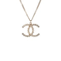Chanel Gold Rhinestone Necklace Costume Jewellery
