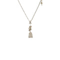 Chanel Crystal Pearl Arrow Necklace Costume Jewellery