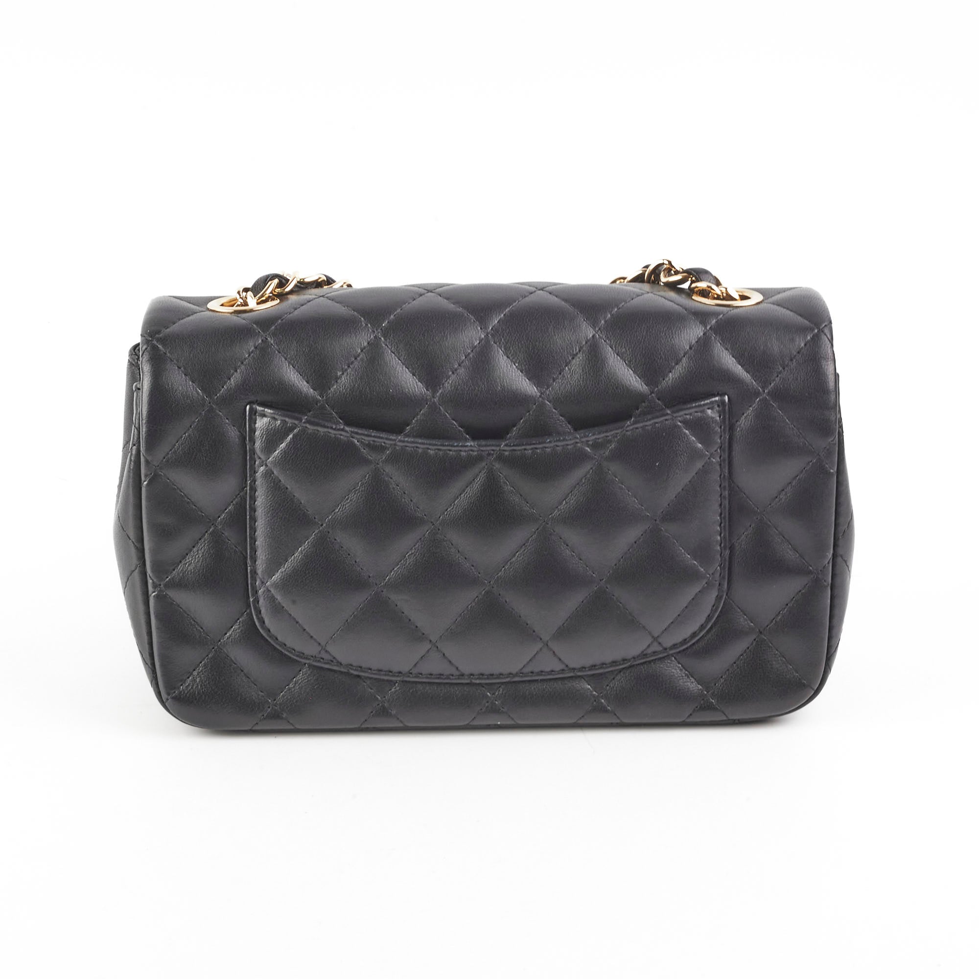 Chanel Seasonal Mini Rectangular Lambskin Black