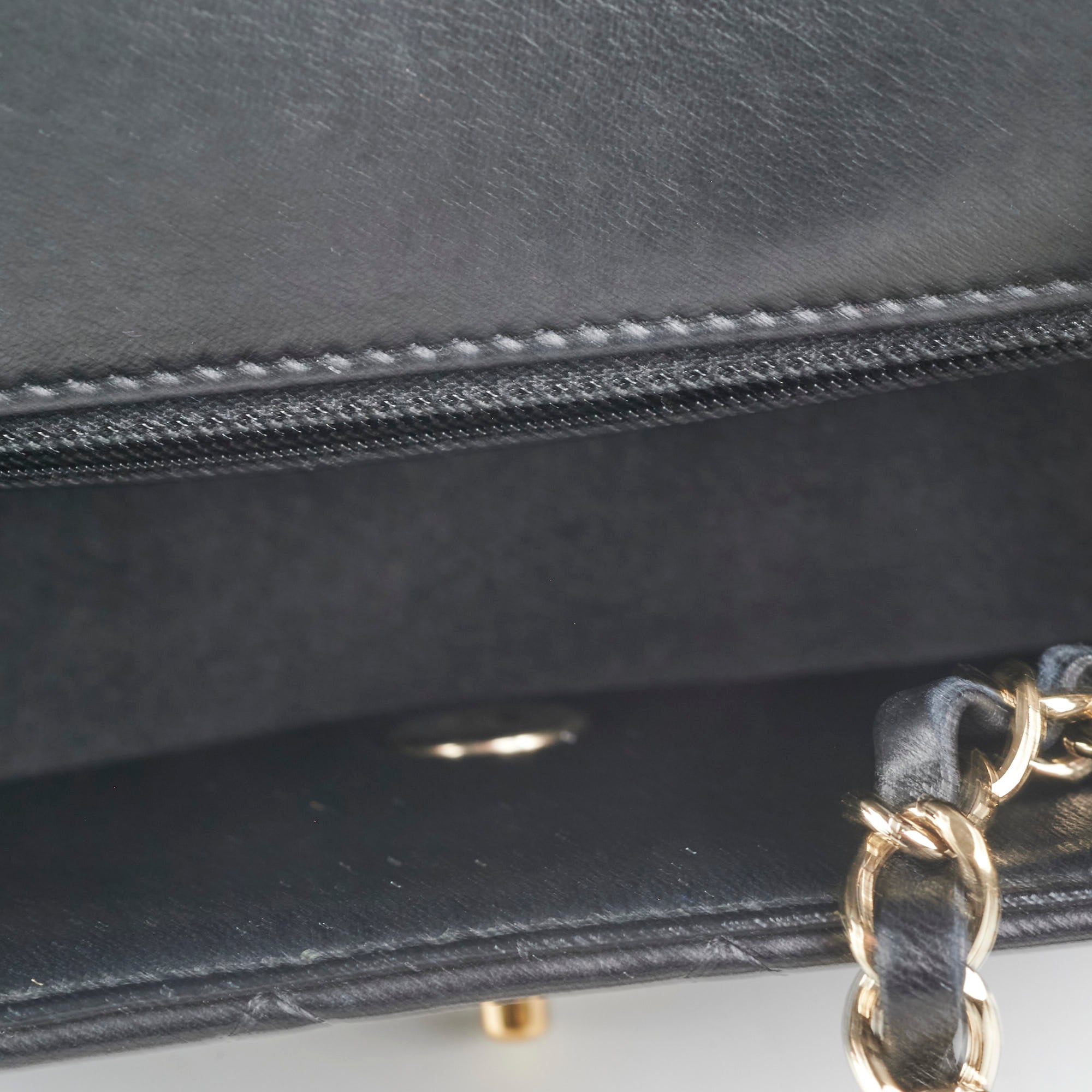 Chanel Seasonal Mini Rectangular Lambskin Black