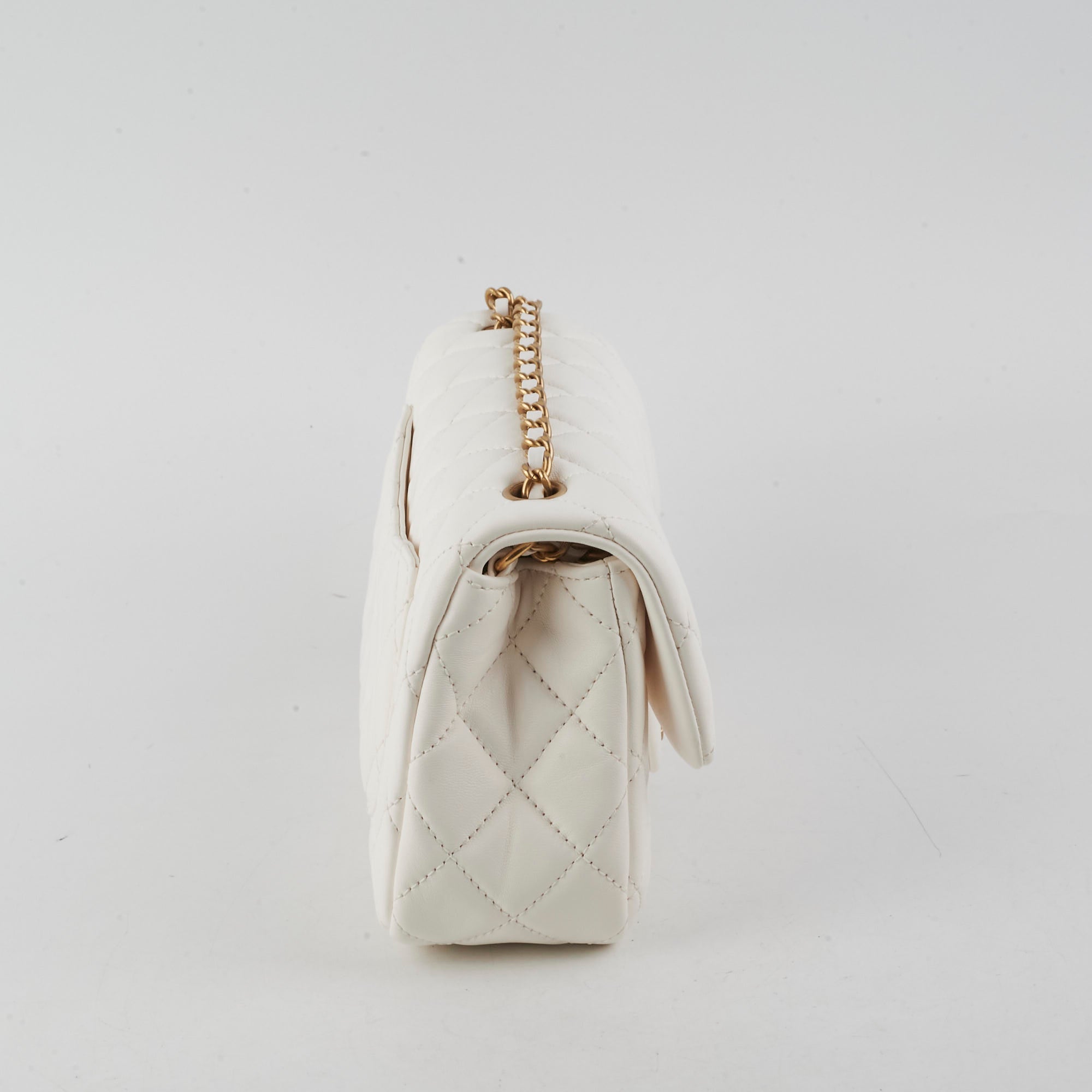 Chanel Pearl Crush Mini Rectangular White