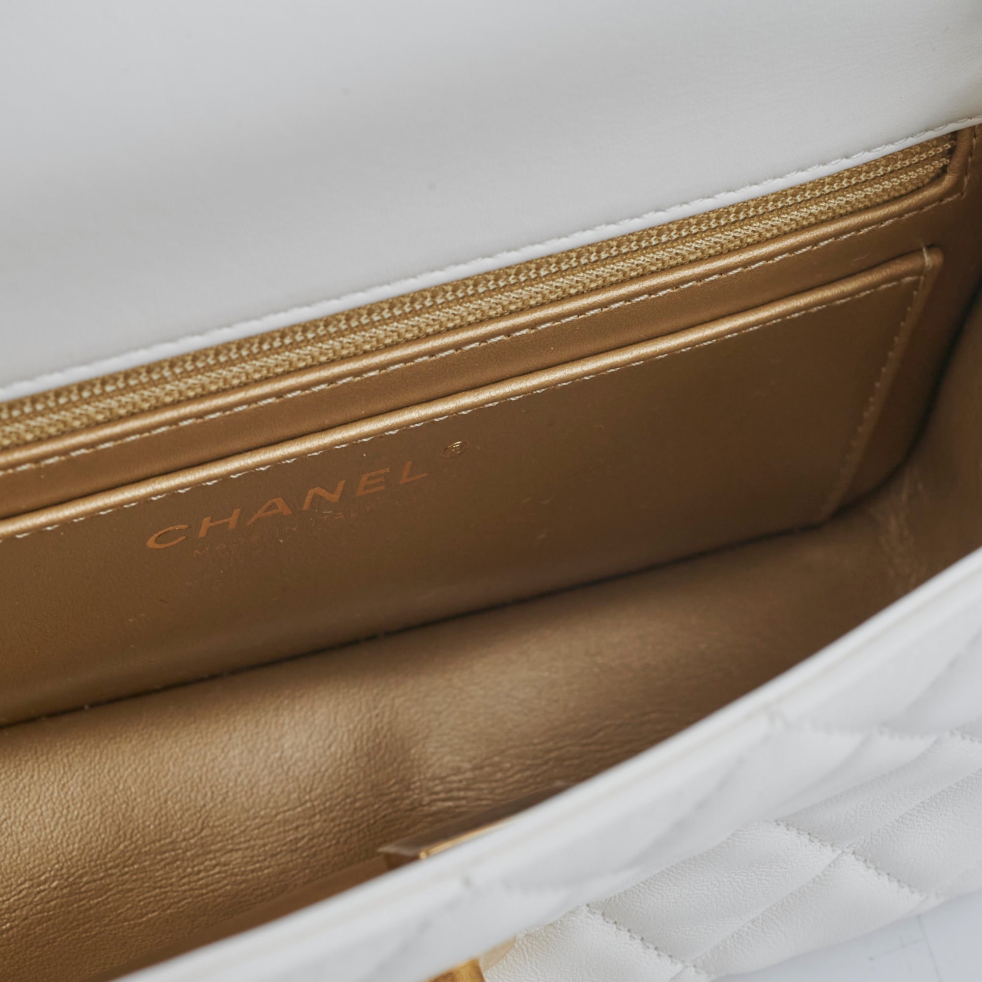 Chanel Pearl Crush Mini Rectangular White