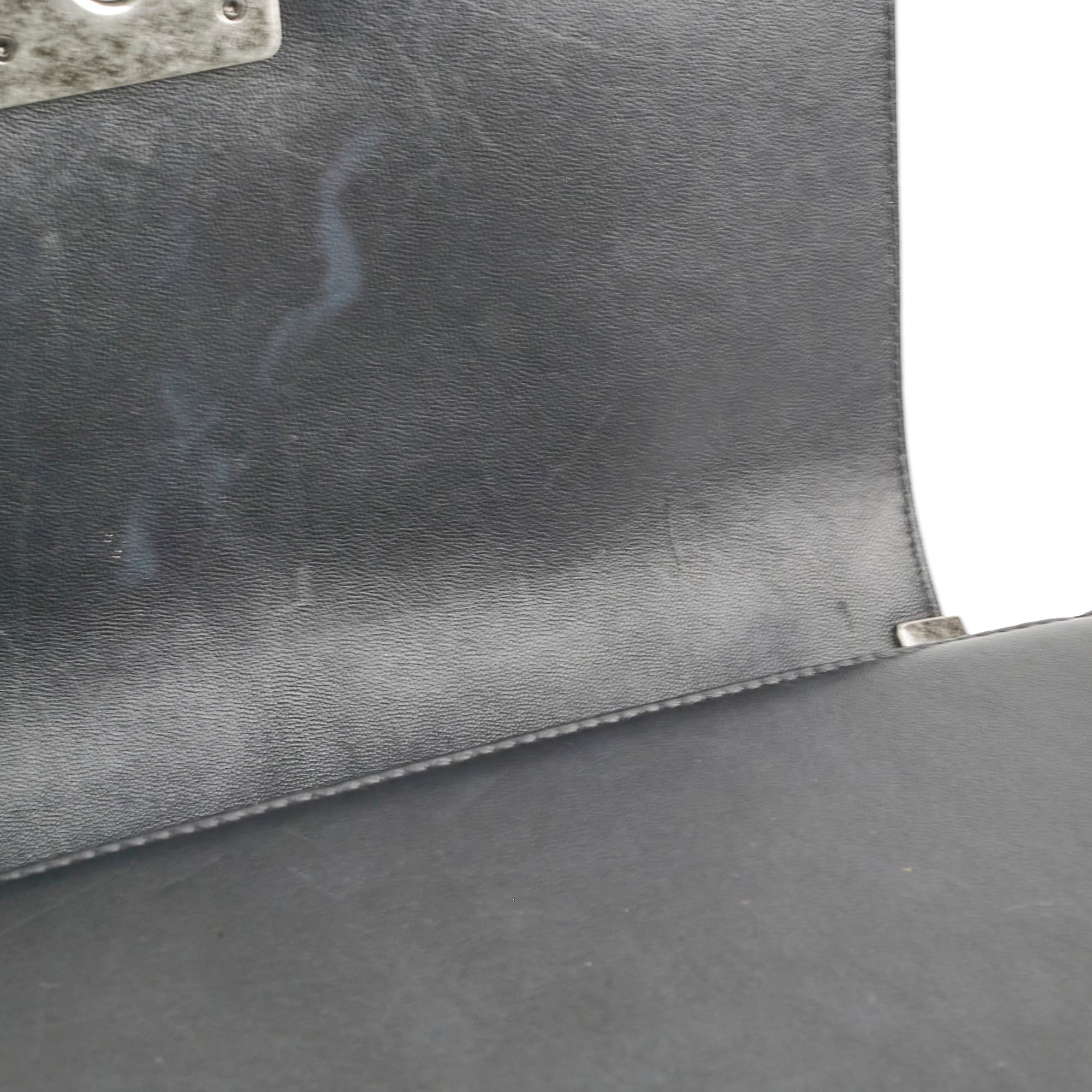 Chanel Old Medium Boy Lambskin Black