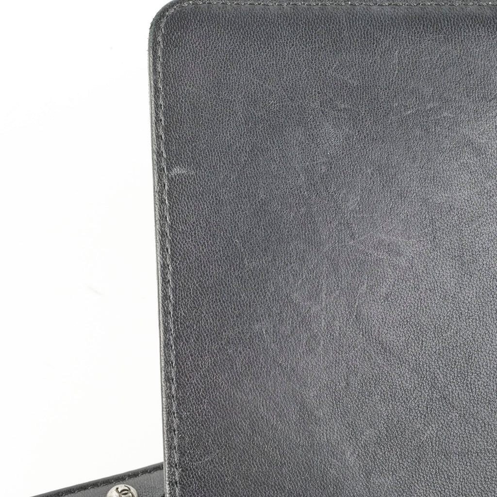 Chanel Old Medium Boy Lambskin Black