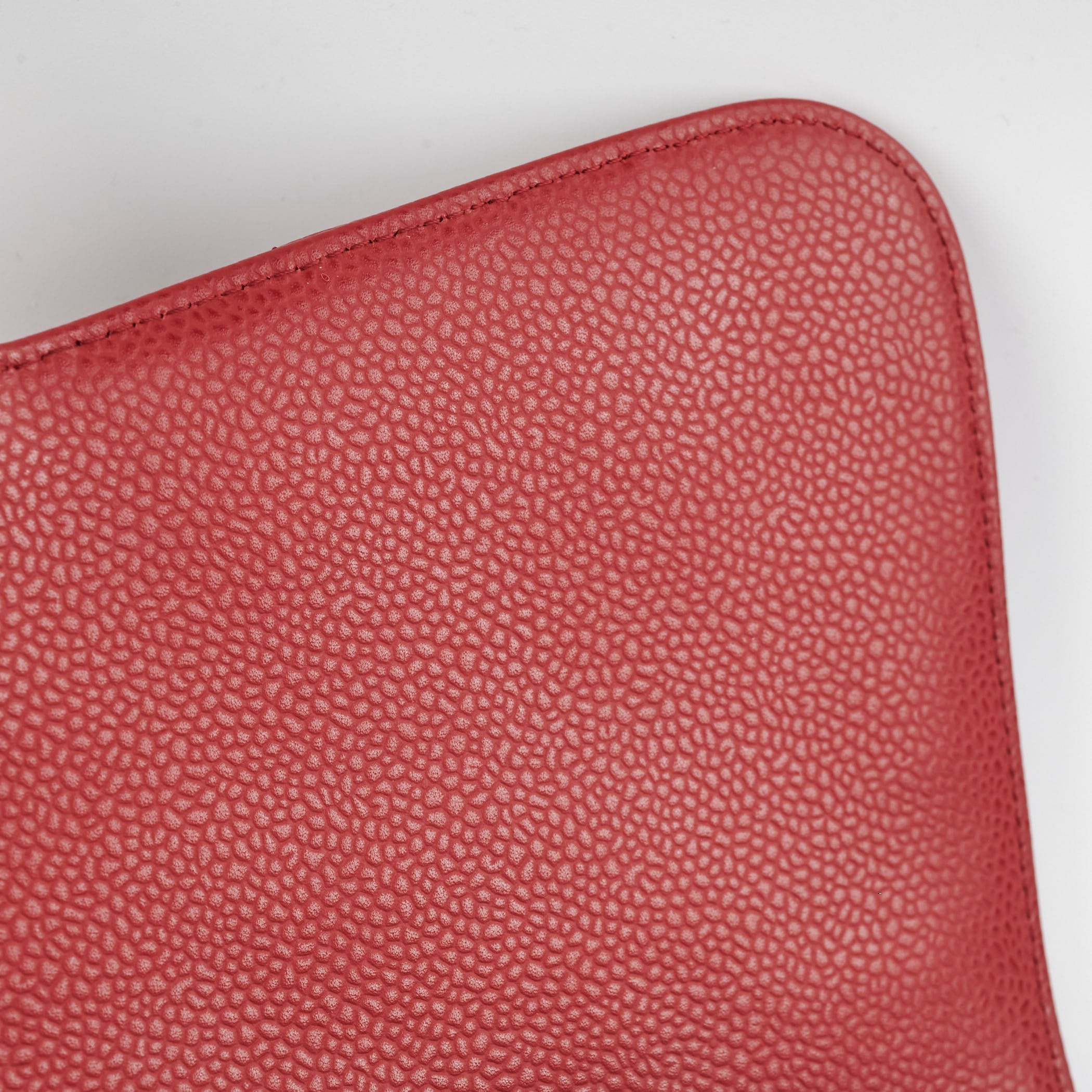 Chanel Classic Single Flap Jumbo Caviar Red - Series 11