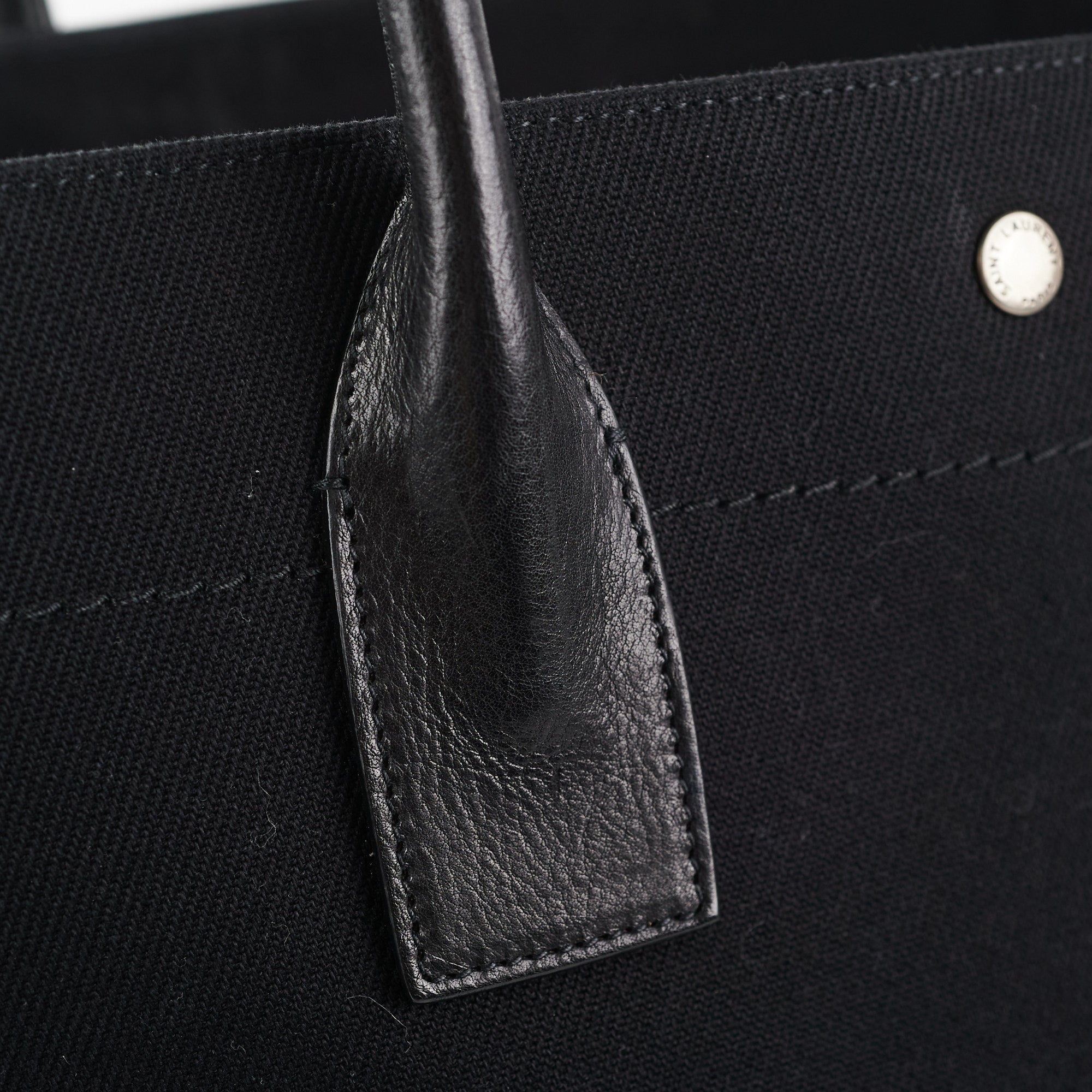 Saint Laurent Rive Gauche Tote Black