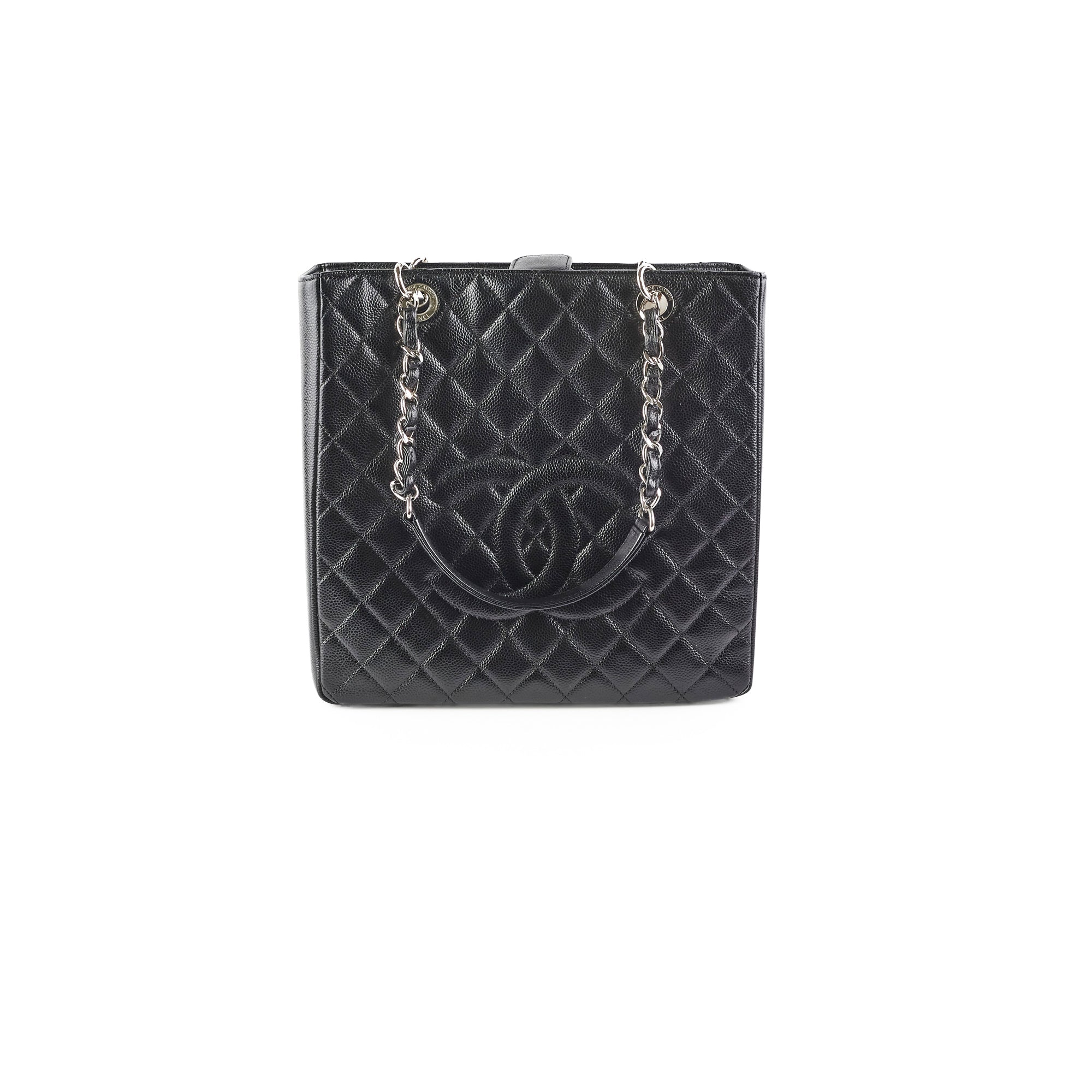Chanel PST Caviar Black Shoulder Bag
