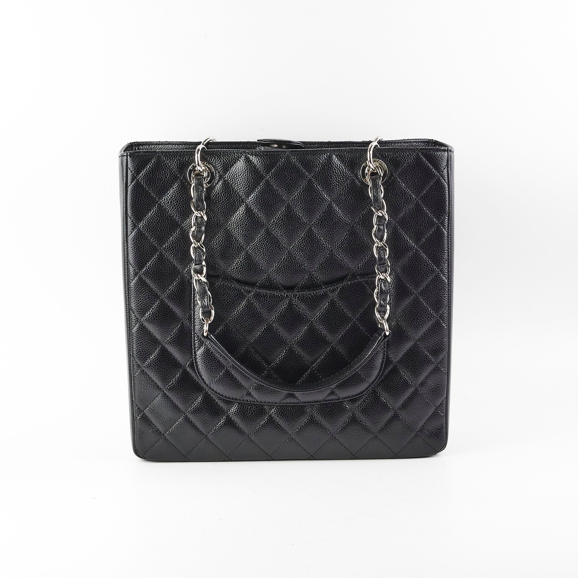 Chanel PST Caviar Black Shoulder Bag