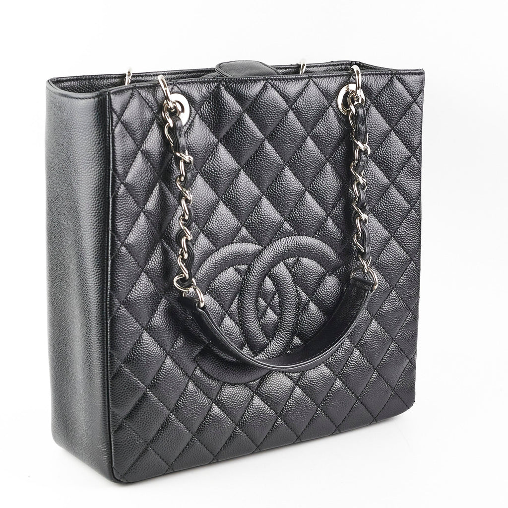 Chanel PST Caviar Black Shoulder Bag