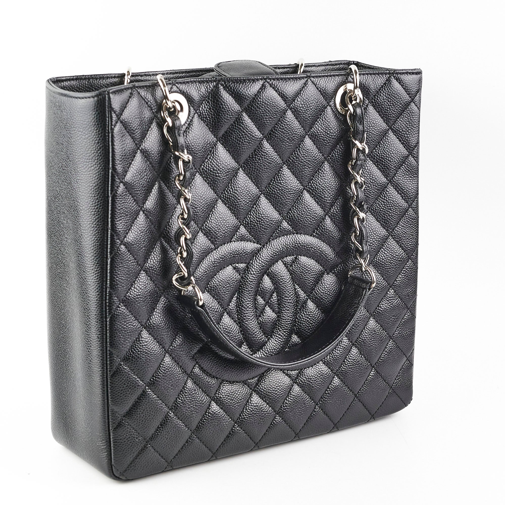 Chanel PST Caviar Black Shoulder Bag